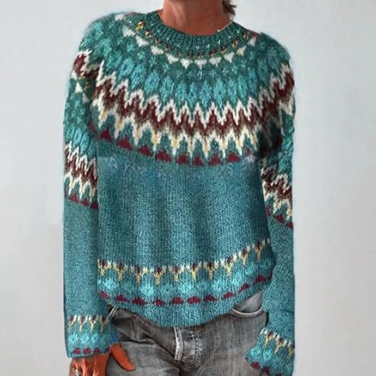 Chloe - Retro Winter Sweater